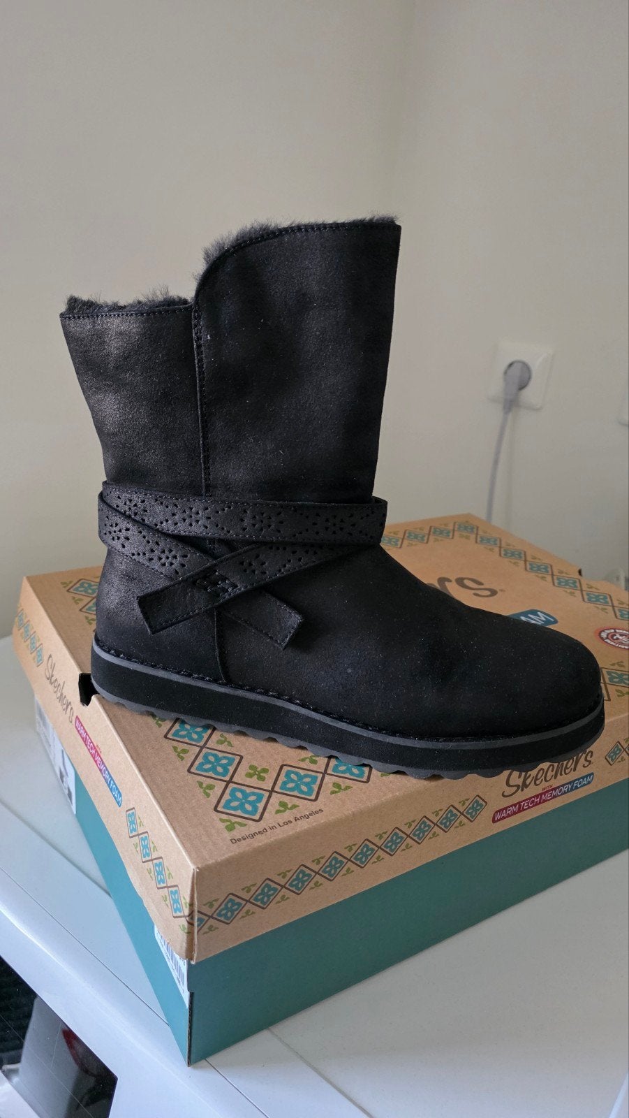 Dames Skechers laarzen maat 38, Skechers, Zwart, Lage of Enkellaarzen, Ophalen of Verzenden