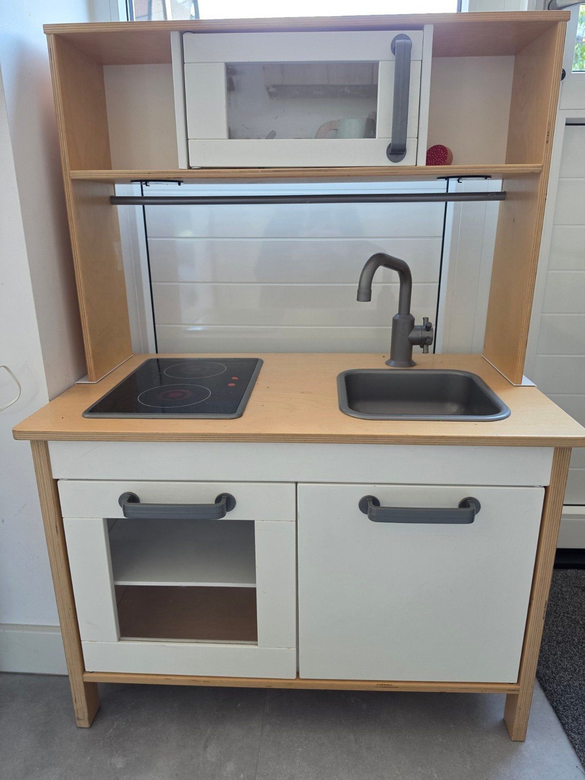 Houten speelkeuken inclusief toebehoren, Ophalen, Gebruikt, Hout, Speelkeuken