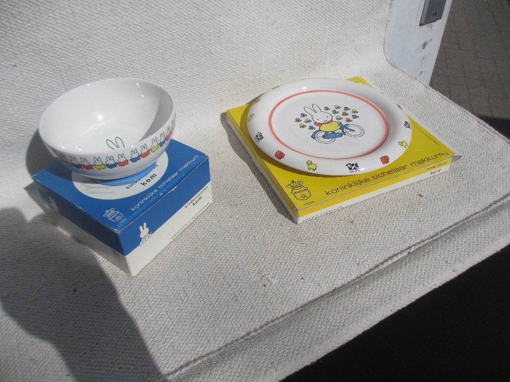 Vintage Zeldzaam Dick Bruna / Mercis kinder-servies