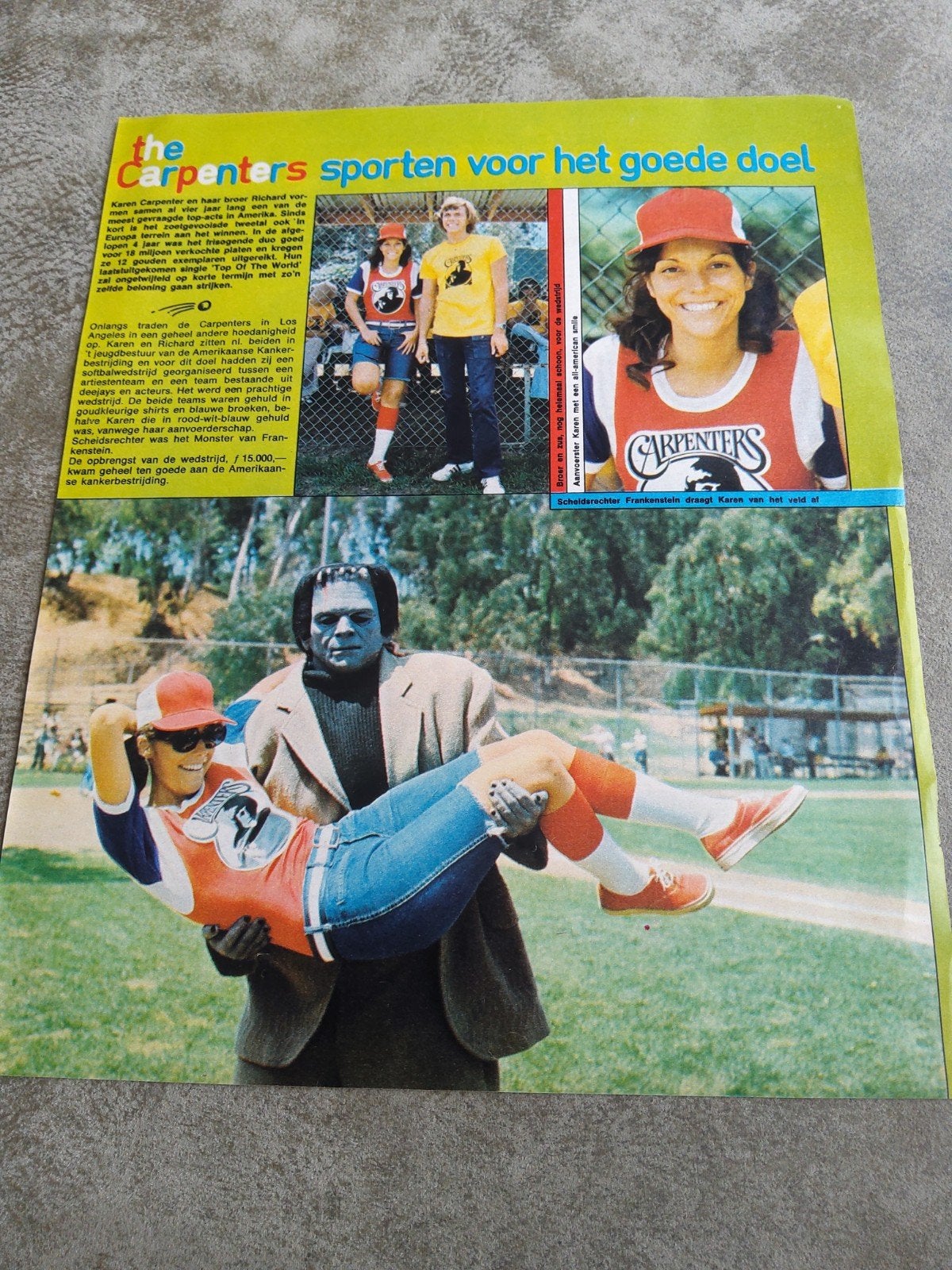 The  Carpenters:  muziek expres, Verzamelen, Muziek, Artiesten en Beroemdheden, Ophalen of Verzenden, Boek, Tijdschrift of Artikel