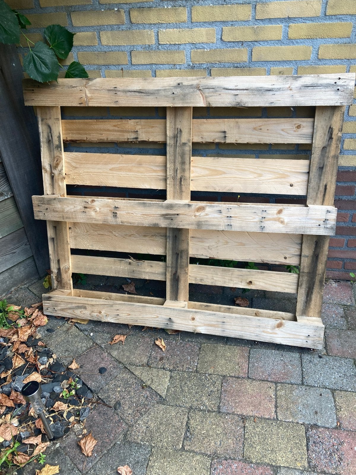 Europallet, Ophalen, Gebruikt, 50 mm of meer, Pallet