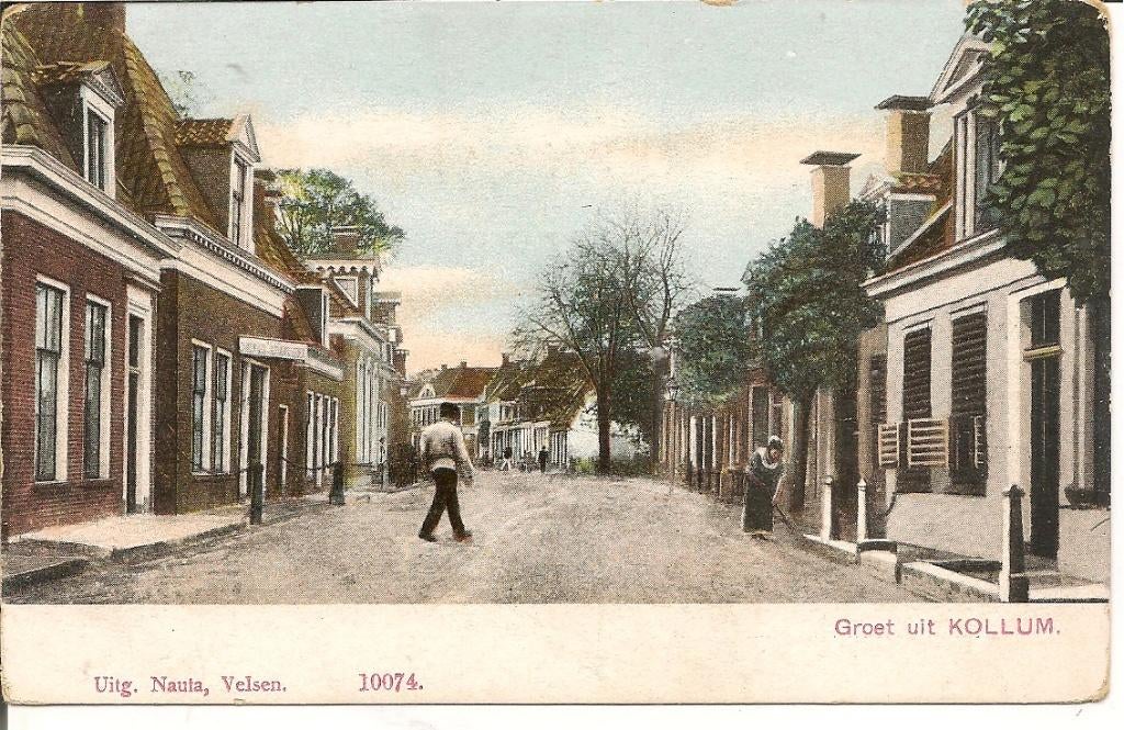 Groet uit Kollum, Ophalen of Verzenden, 1920 tot 1940, Ongelopen, Friesland