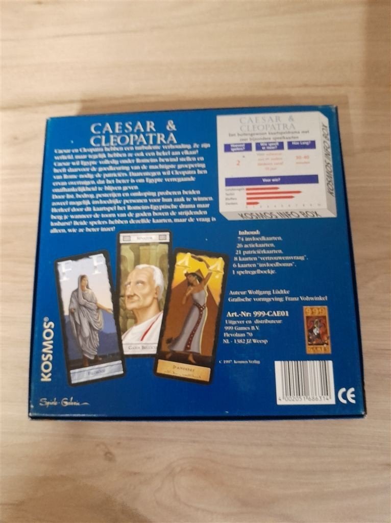 Caesar en Cleopatra - 999 games - s3209, Verzenden, Zo goed als nieuw
