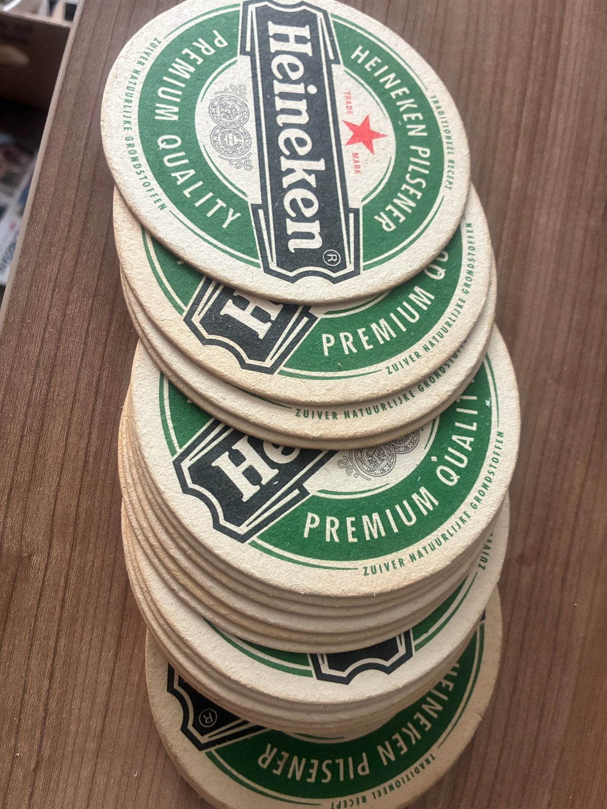 Heineken onderzetters, Ophalen of Verzenden, Zo goed als nieuw, Viltje(s), Heineken
