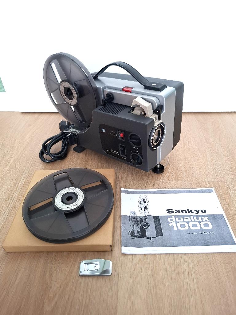 2  Filmprojector Sankyo dualux 1000 en Editor viewer, Ophalen, 1960 tot 1980, Overige typen