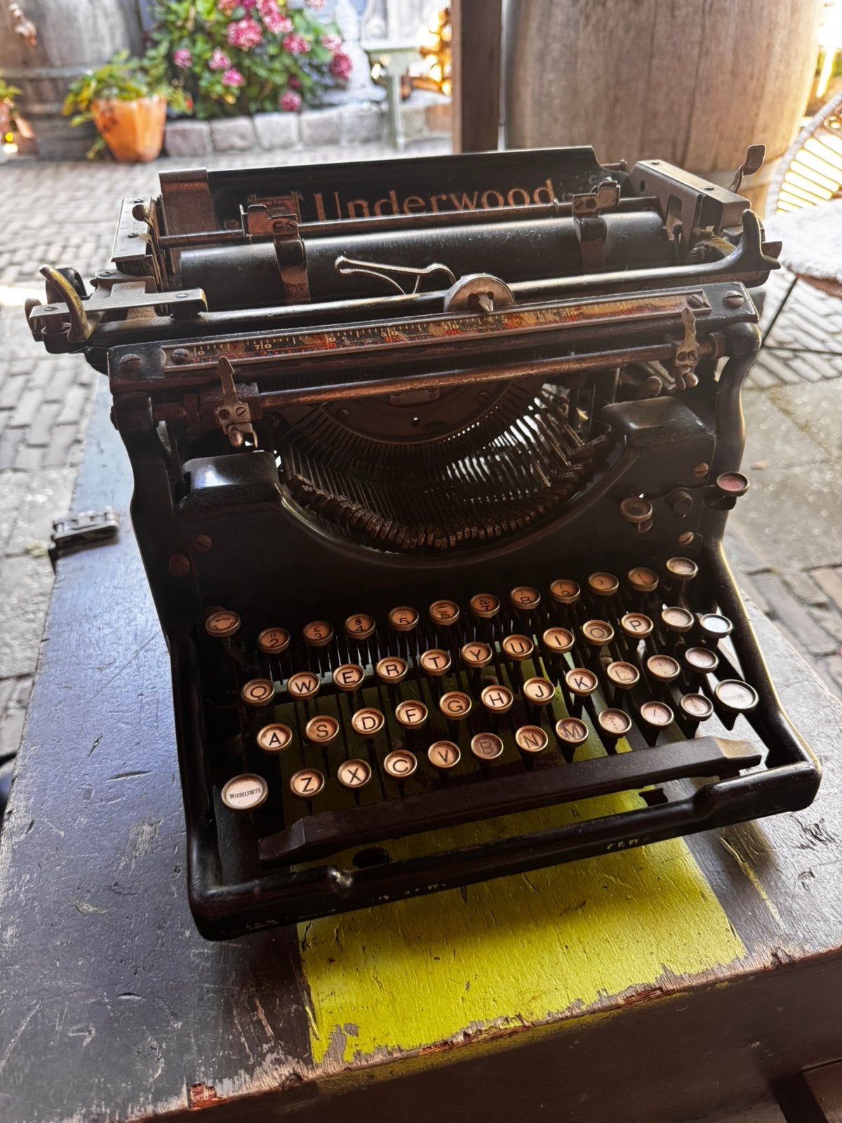 Underwood Standard Typewriter No. 5 antiek decoratie, Ophalen, Gebruikt