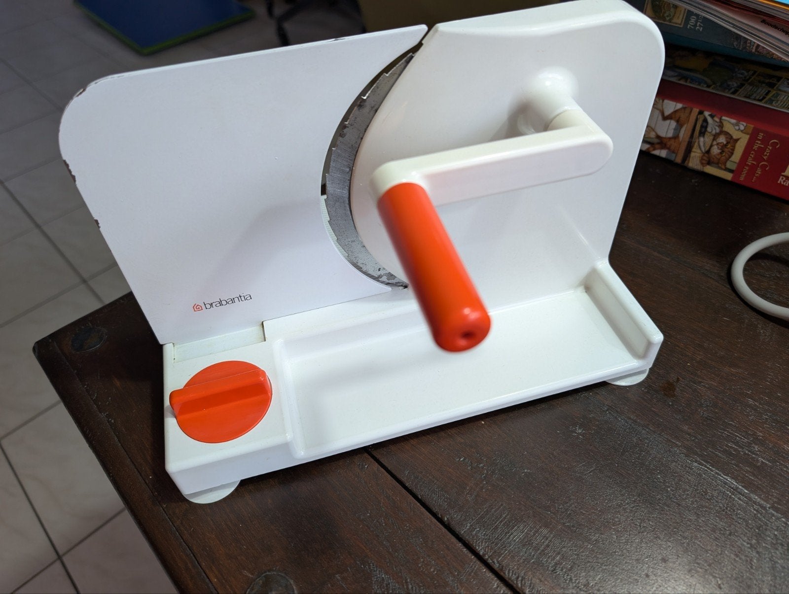 Brabantia Broodsnijmachine - Vintage(jaren70)- Handmatig, Ophalen of Verzenden, Gebruikt
