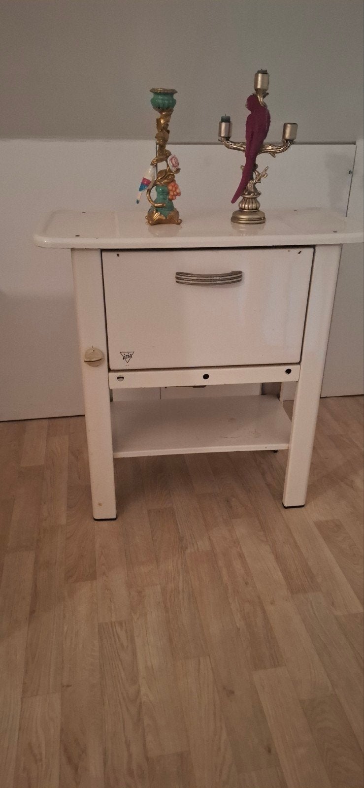 Vintage ATAG H10 Fornuisje/Oven - Wit Emaille, Ophalen