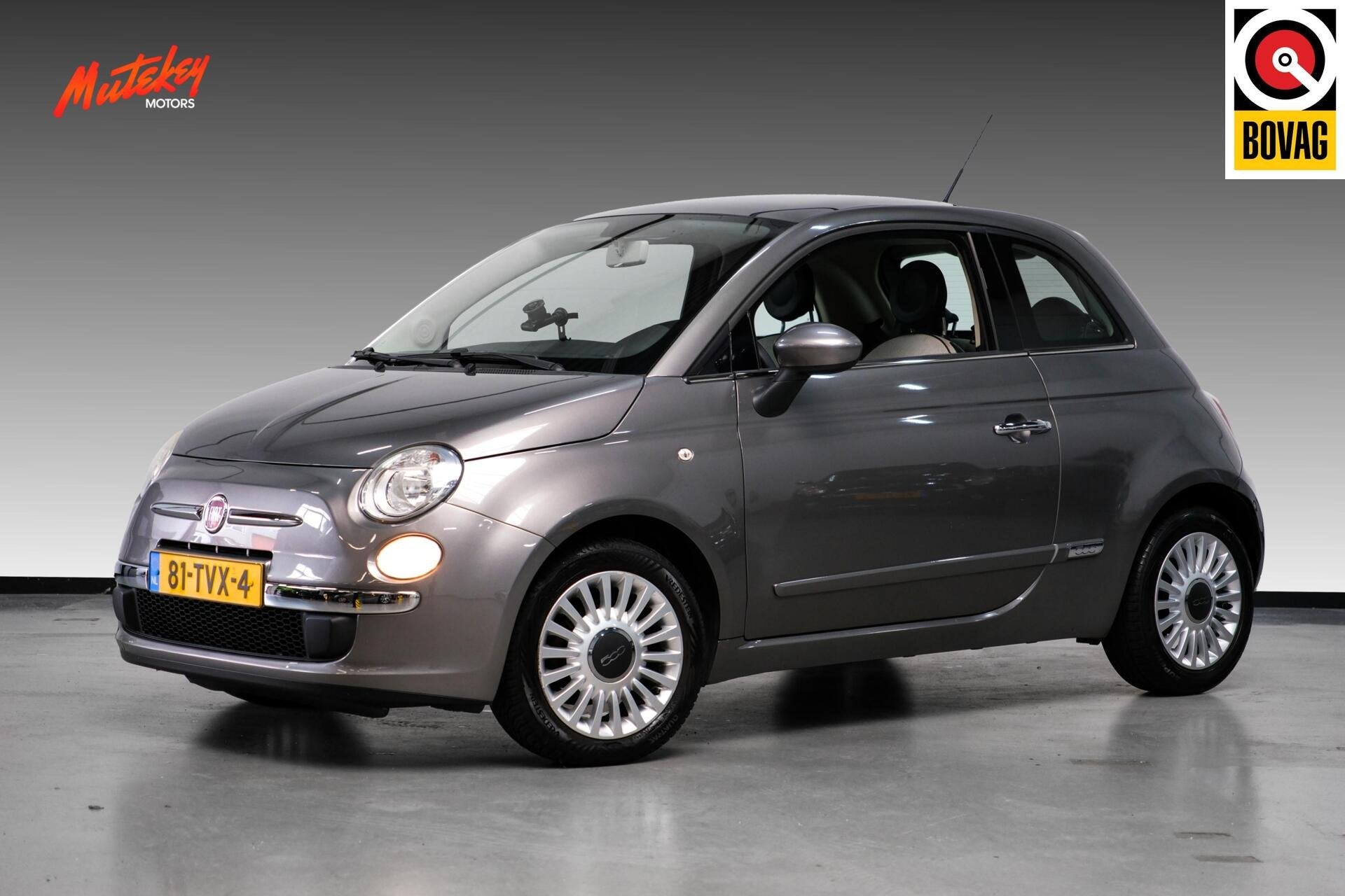 Fiat 500 1.2 Lounge | 100% onderhouden | Airco | Pano, Euro 5, Stof, Gebruikt, 1242 cc