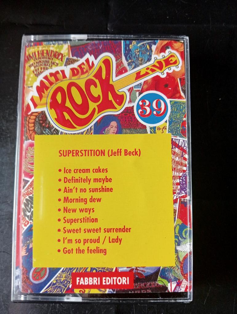 Cassettebandje: Superstition (Jeff Beck) - Live Rock #39, Gebruikt, 1 bandje, Ophalen of Verzenden, Origineel