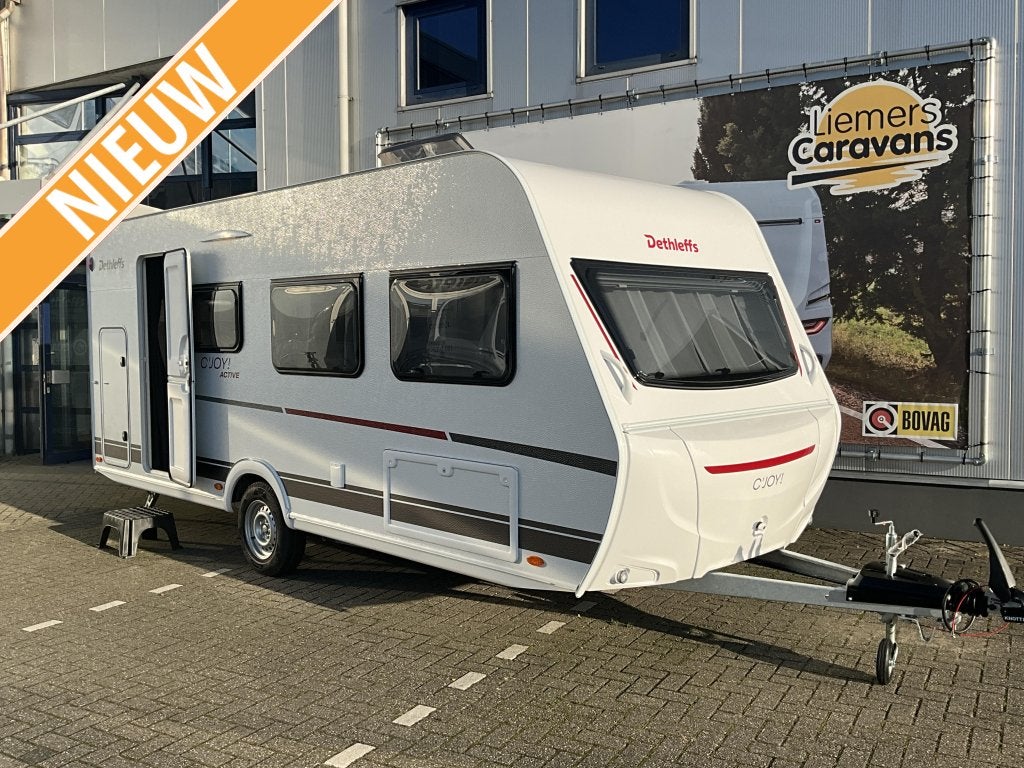 Dethleffs C'Joy Active 480 QLK 6 PERS-STAPELBED-LICHTGEW, Standaardzit, Dwarsbed, Bedrijf, Dethleffs