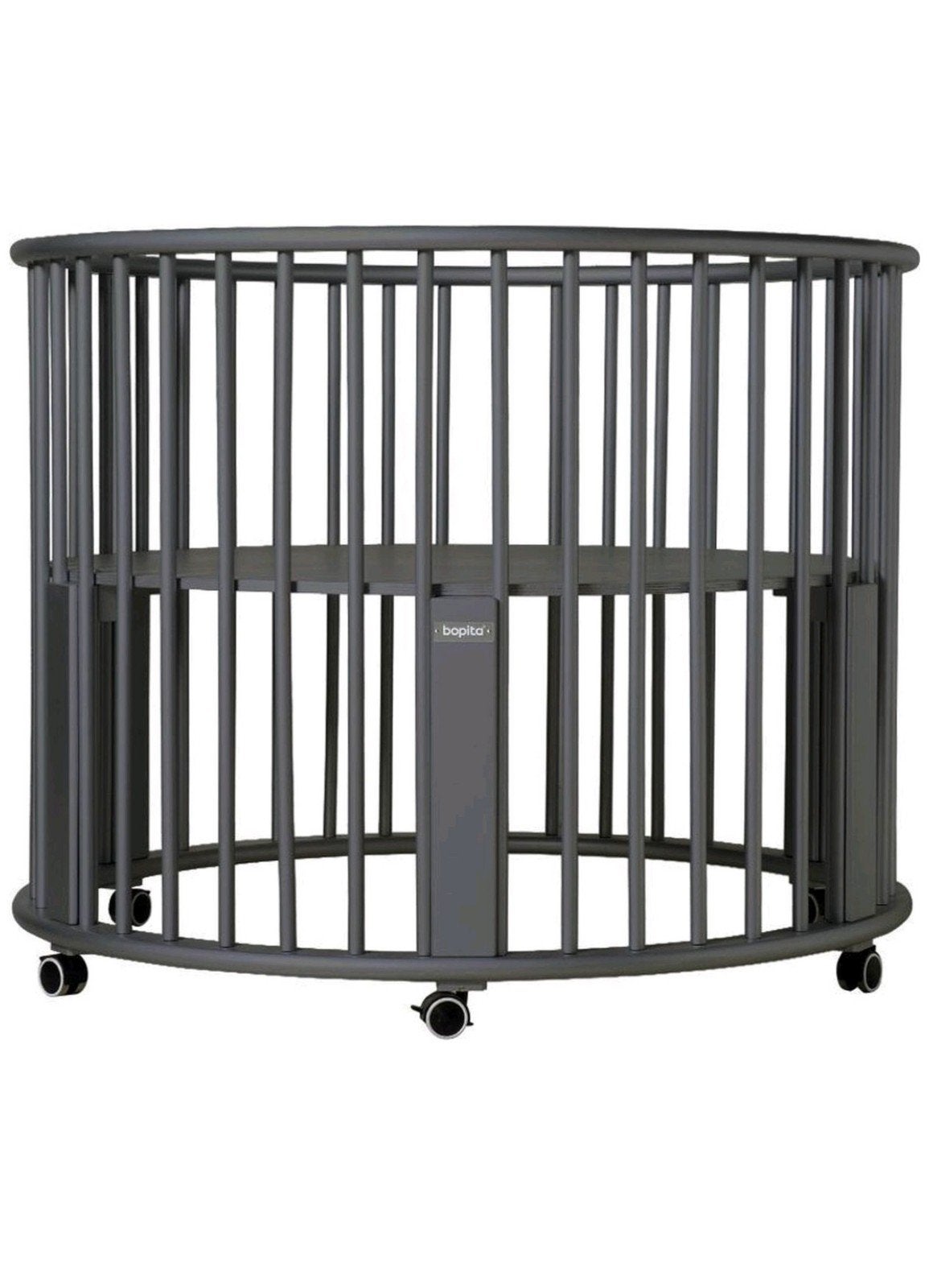 Bopita Rondo Box Deep Grey met wieltjes, Kinderen en Baby's, Ophalen, Gebruikt, Rond, In hoogte verstelbaar