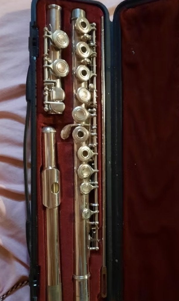 Dwarsfluit Yamaha, Muziek en Instrumenten, Ophalen of Verzenden, Gebruikt