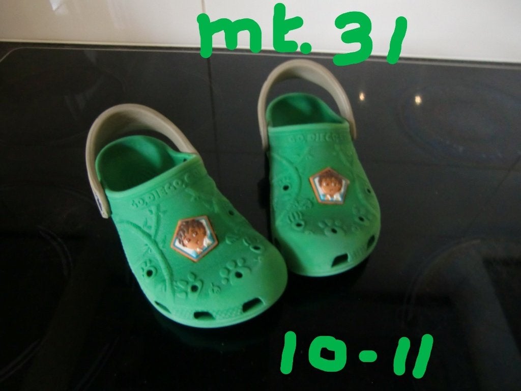 Kinder crocs maat 31 Diego, maat 10 -11, Gebruikt, Crocs, Overige typen, Ophalen of Verzenden