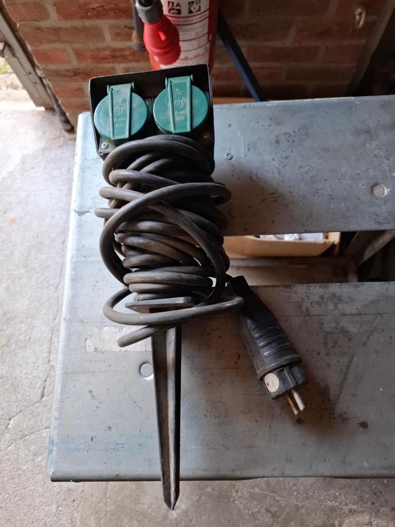 Verleng snoer met stopcontacten, Caravans en Kamperen, Caravan accessoires, Gebruikt, Kabel, Kabel@contact.com, Ophalen of Verzenden