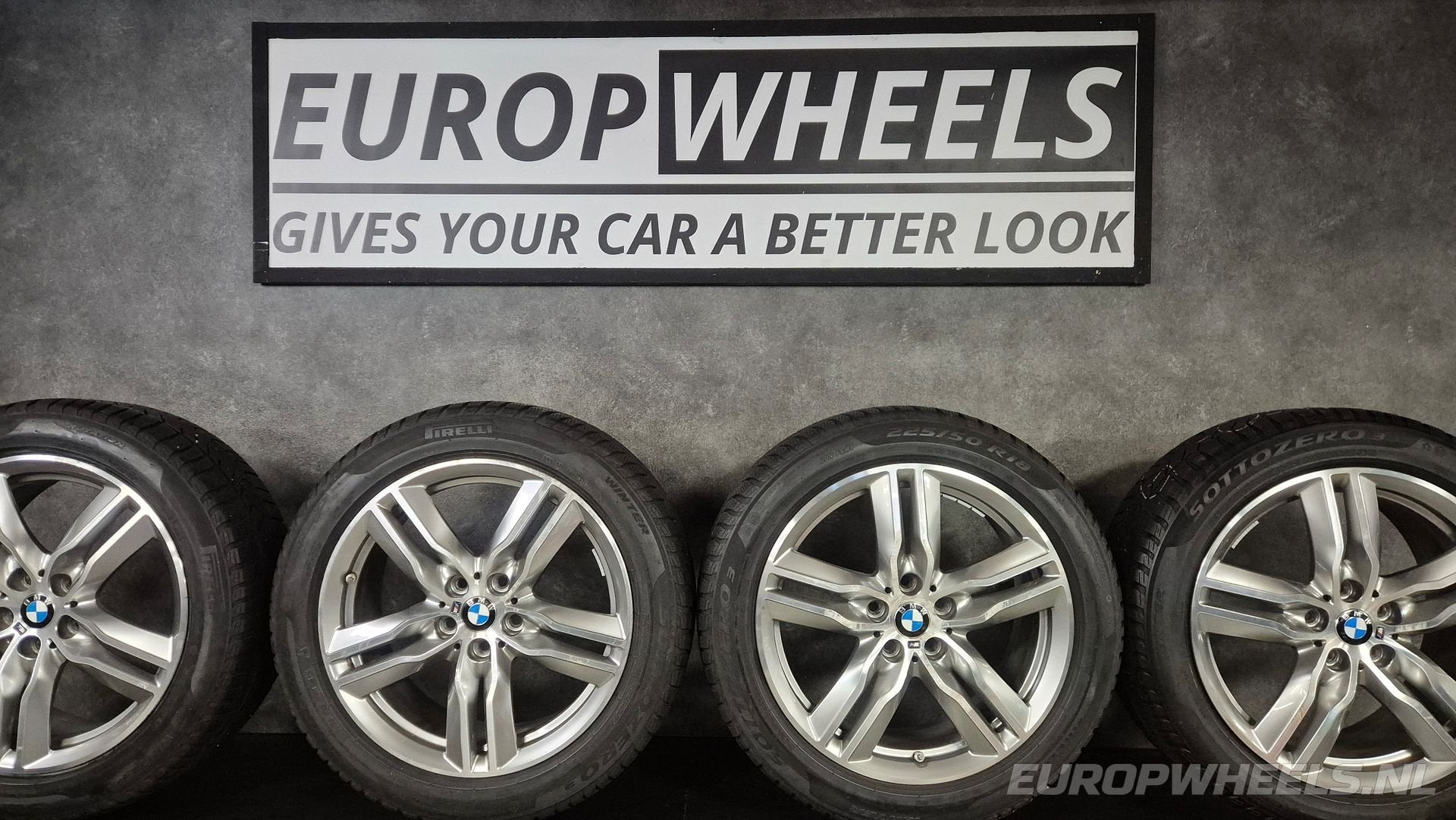 18 inch BMW velgen X1 F48 X2 F39 winterbanden 570M, 18 inch, Gebruikt, -, -