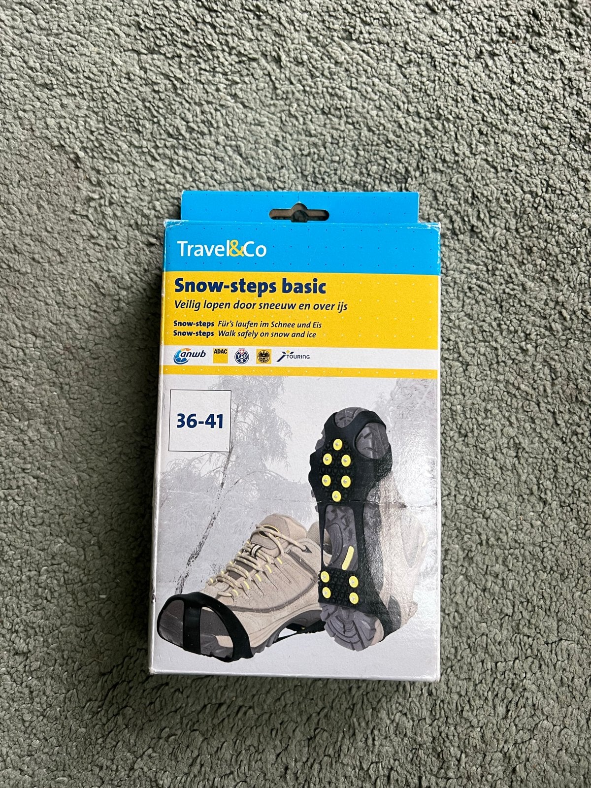 Travel&Co Snow-steps basic - Veilig lopen op sneeuw en ijs, Auto diversen, Ophalen of Verzenden, Nieuw