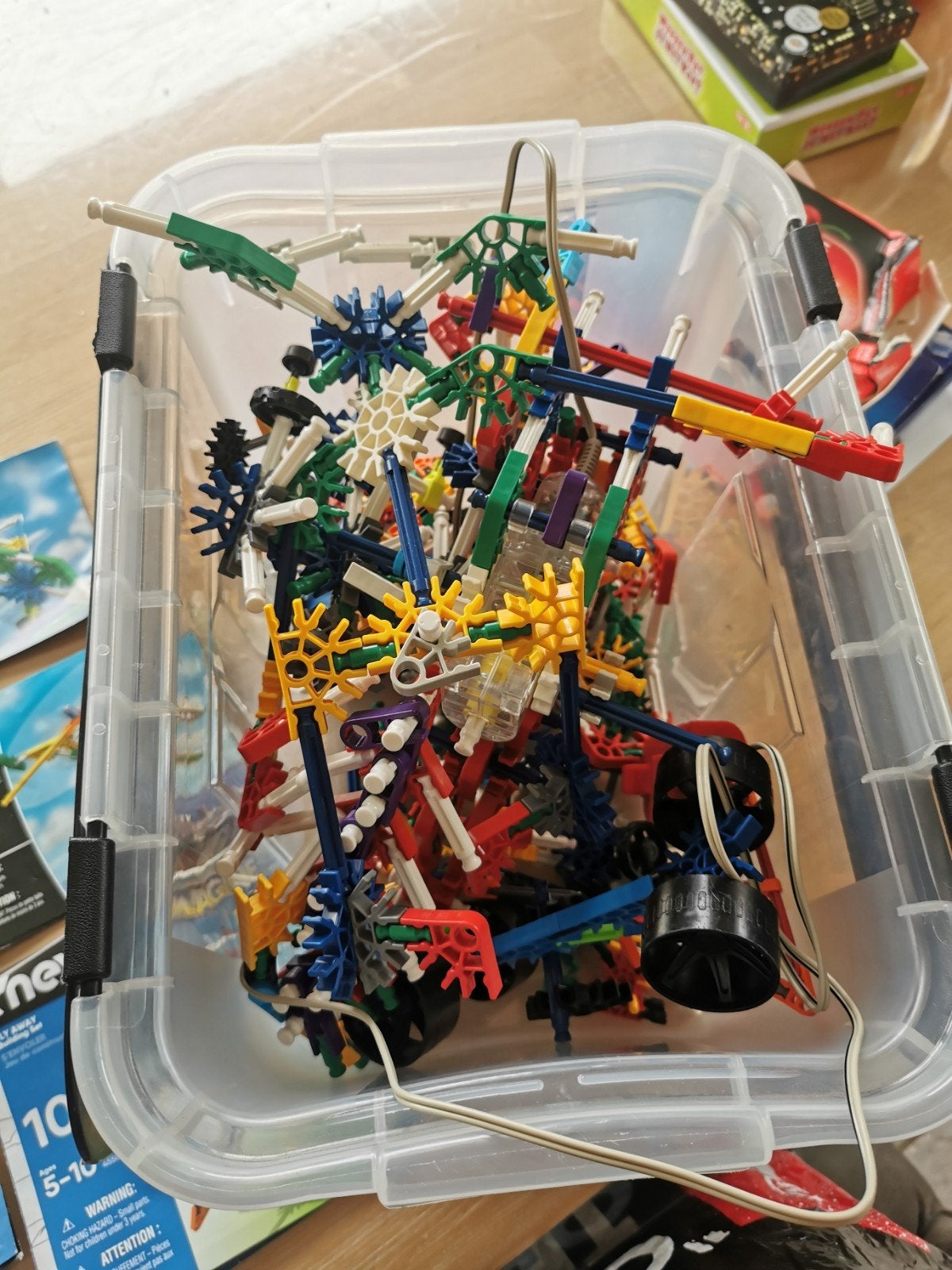 Grote partij K'nex bouwsets met motor en handleidingen, Ophalen of Verzenden, Gebruikt, K'nex