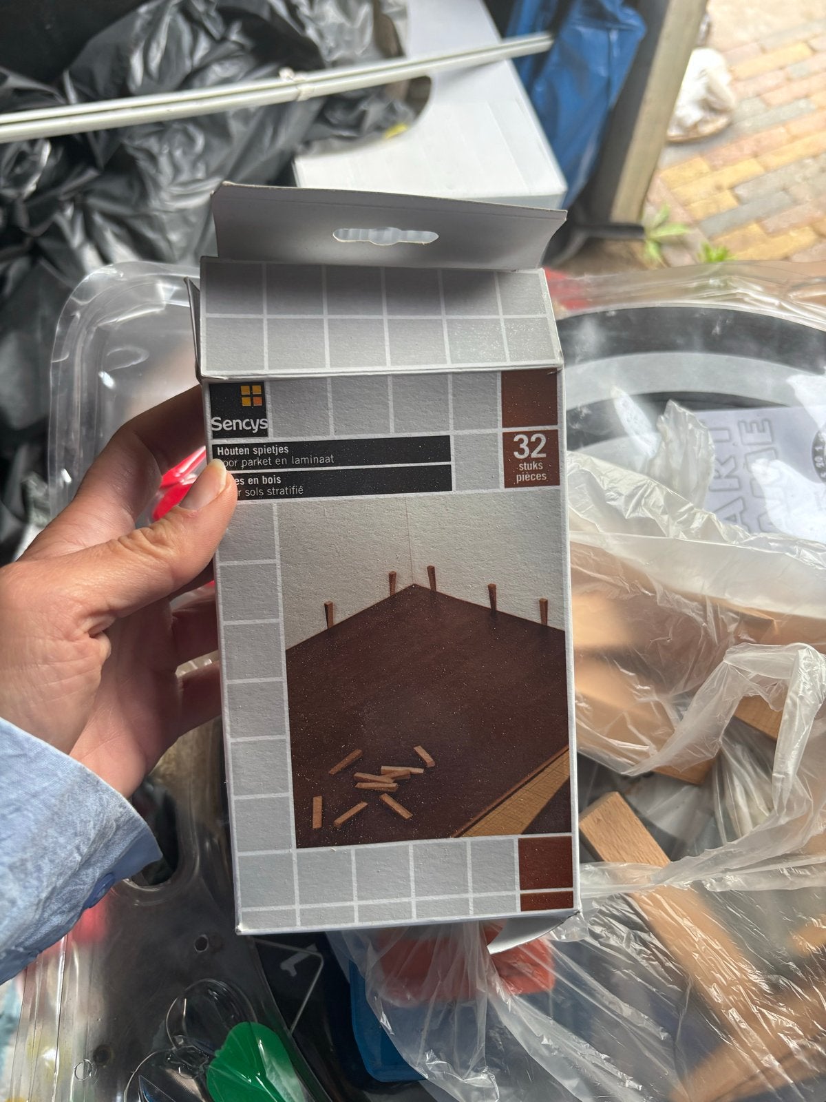 Sencys Houten Spietjes voor Parket en Laminaat - 32 stuks, Minder dan 10 cm, Overige typen, Nieuw, Minder dan 50 cm