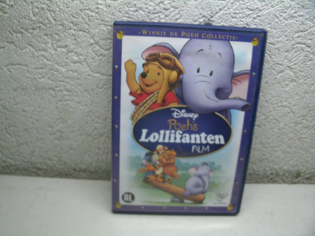 dvd 309k poeh's lollifanten film, Alle leeftijden, Ophalen of Verzenden, Zo goed als nieuw, Amerikaans