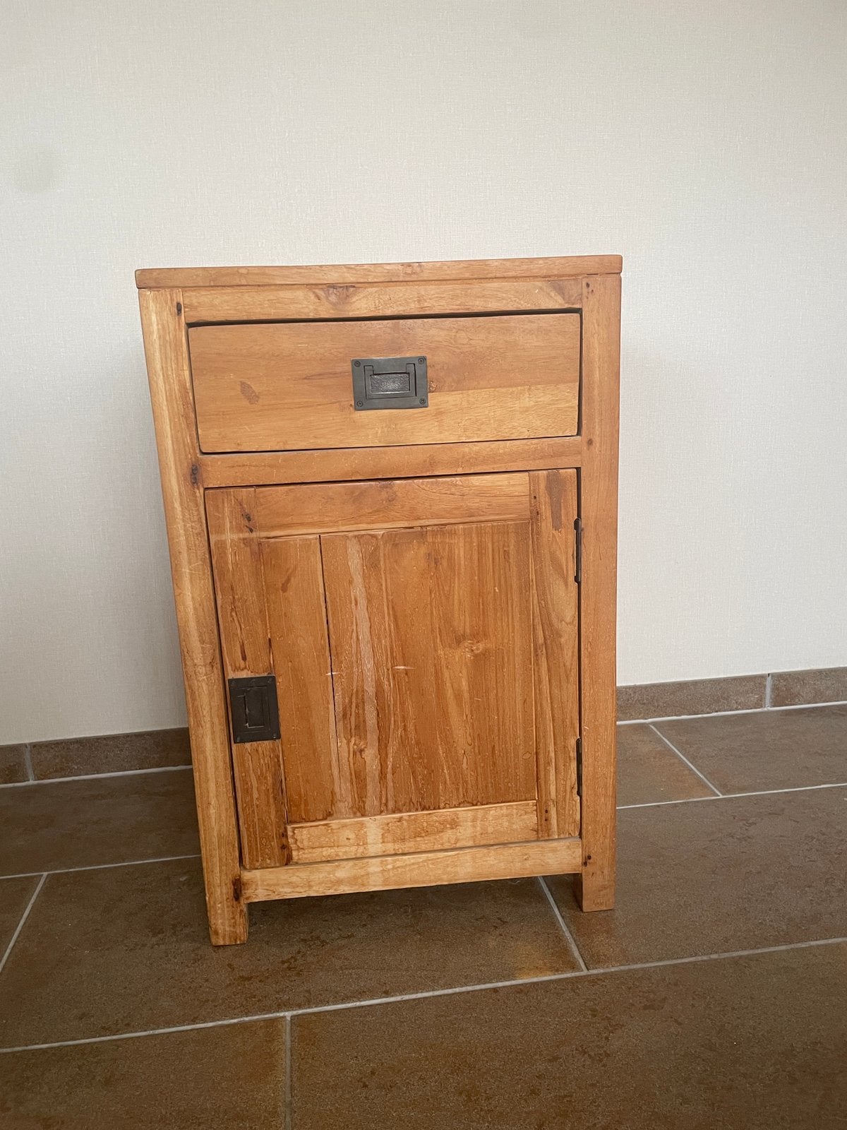 Teak kastje, Ophalen, Gebruikt