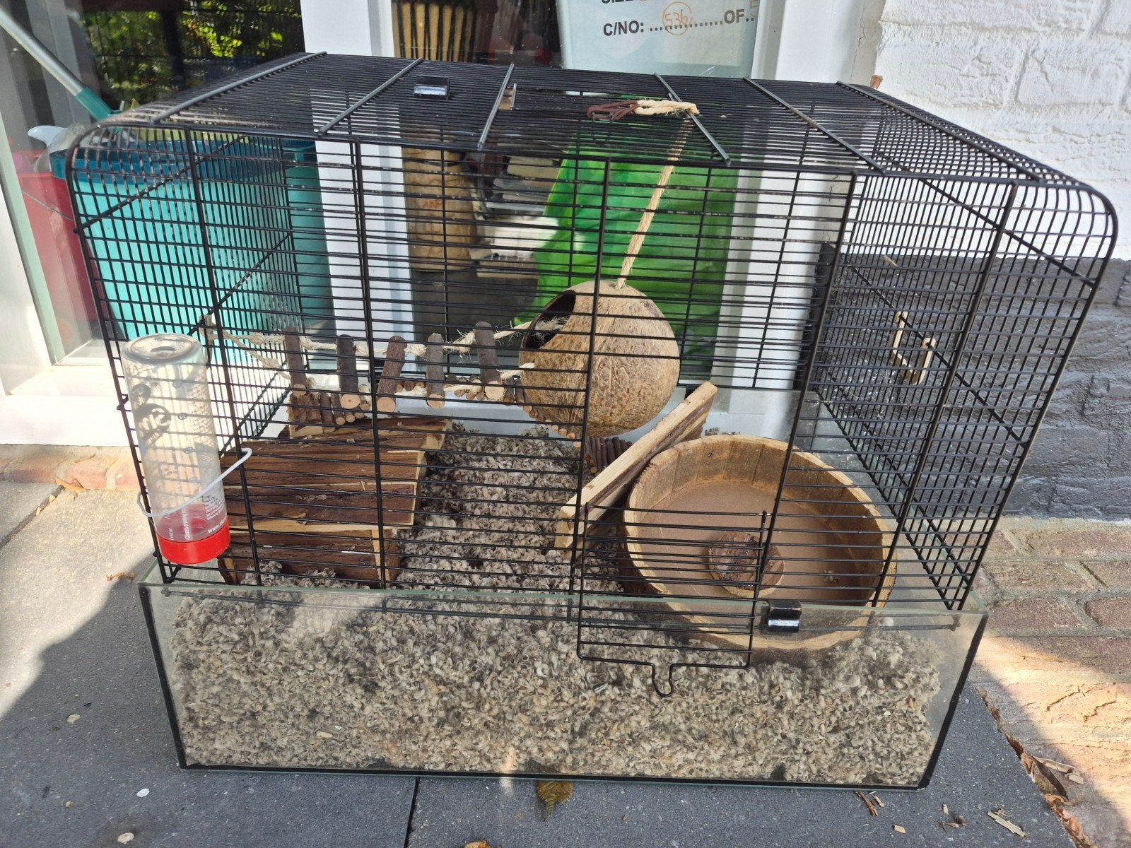 hamsterhok, Dieren en Toebehoren, Ophalen of Verzenden, Zo goed als nieuw, Minder dan 75 cm, Minder dan 65 cm