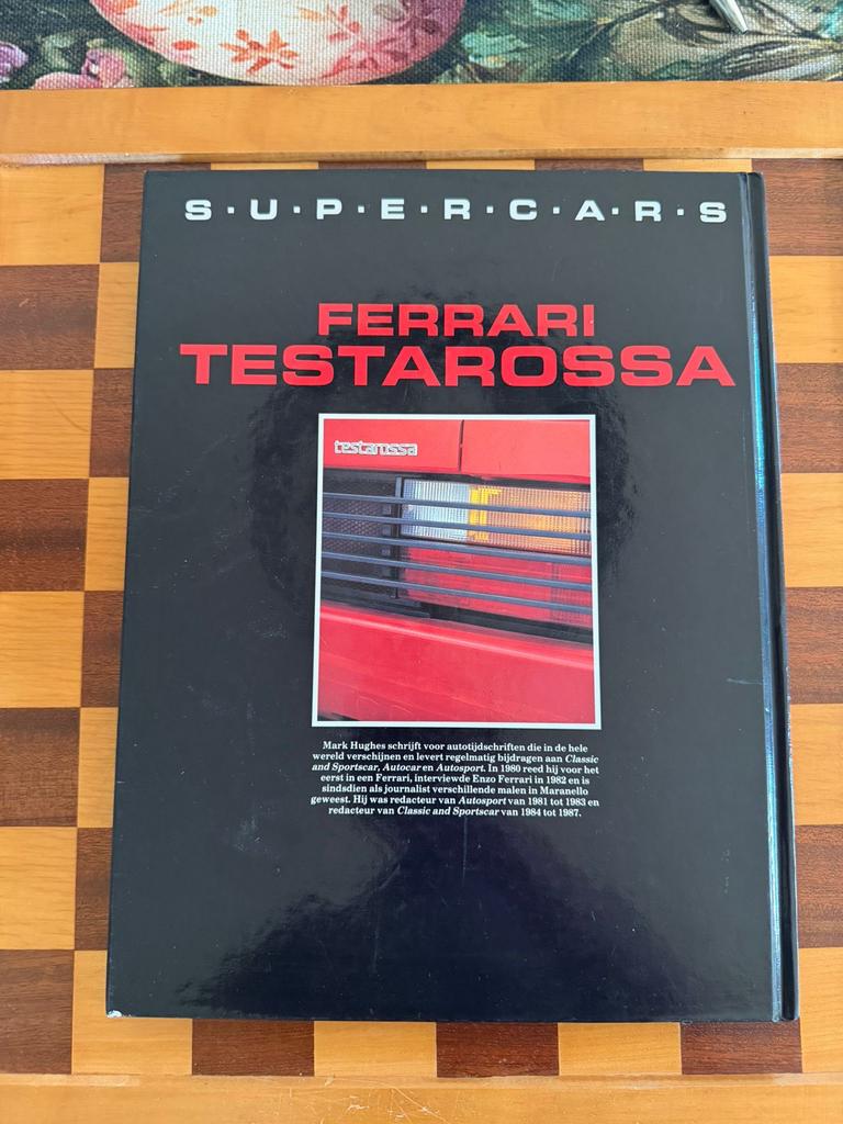 Supercars: Ferrari Testarossa Boek - Mark Hughes, Ophalen of Verzenden, Zo goed als nieuw, Ferrari