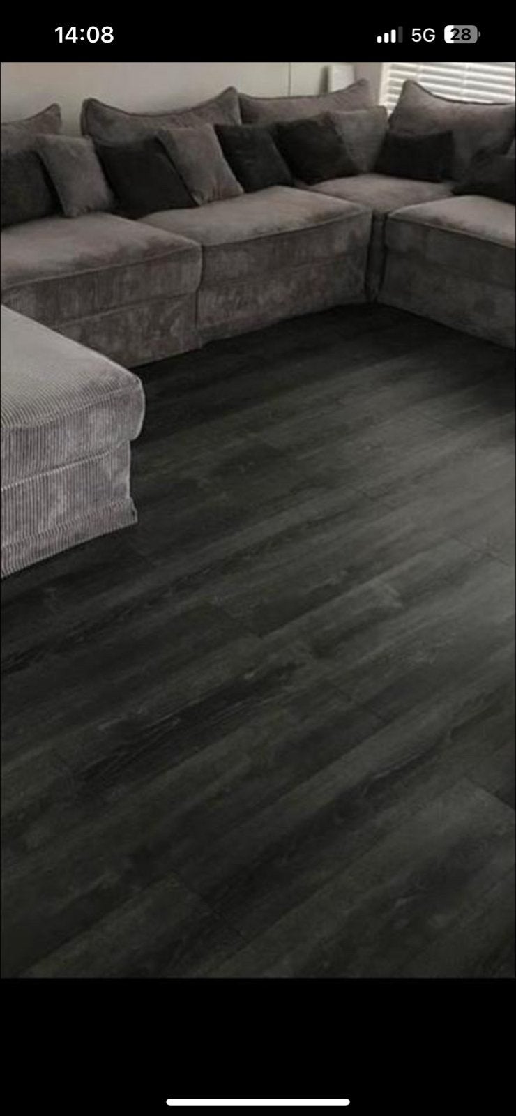 Kronoswiss Premium Laminaat V-groef - 33m2 Nieuw, Ophalen, Nieuw, 25 tot 50 m², Grijs