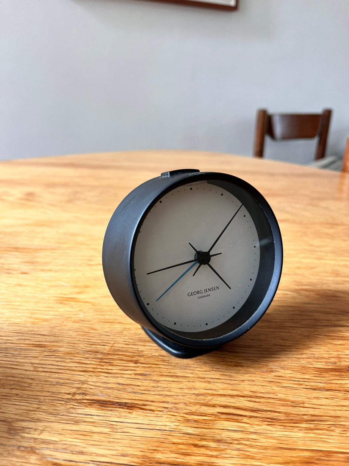 Georg Jensen Koppel Alarm Klok, Ophalen of Verzenden, Zo goed als nieuw, Wekker