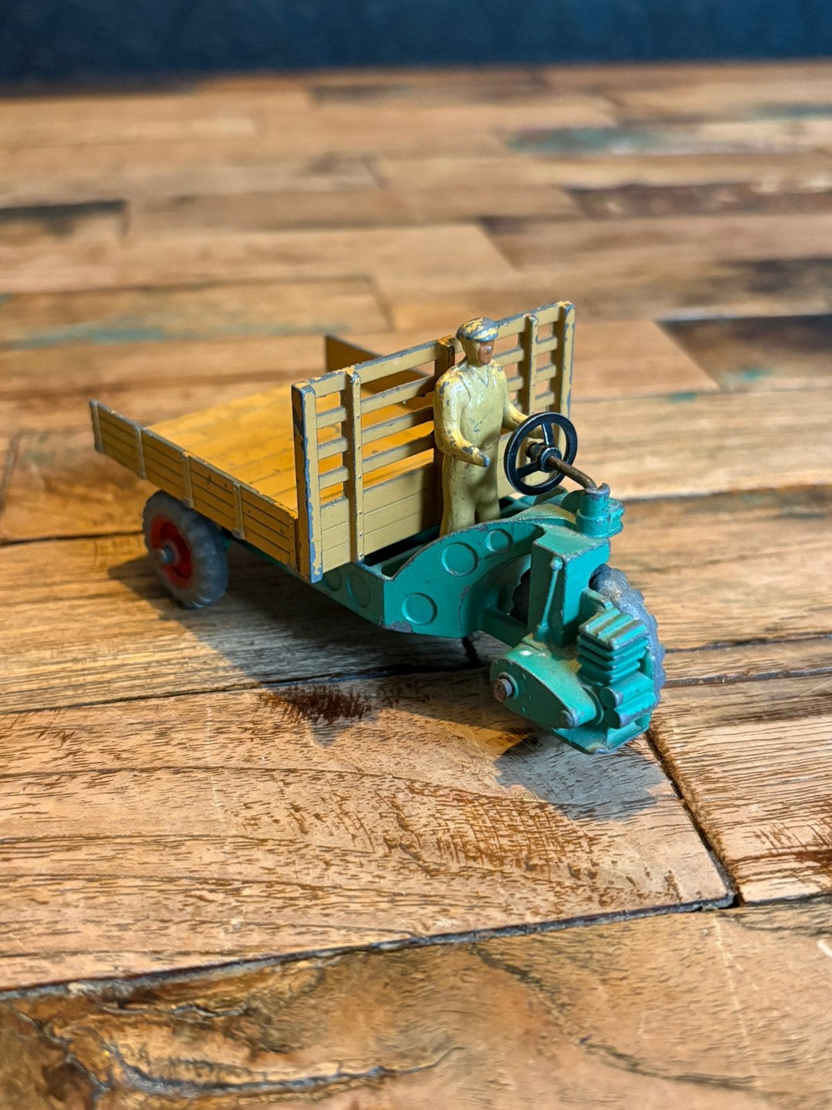 Dinky Toys 27G Motocart #342 1949-1953 – compleet en werkend, Ophalen of Verzenden, Zo goed als nieuw, Auto, Dinky Toys