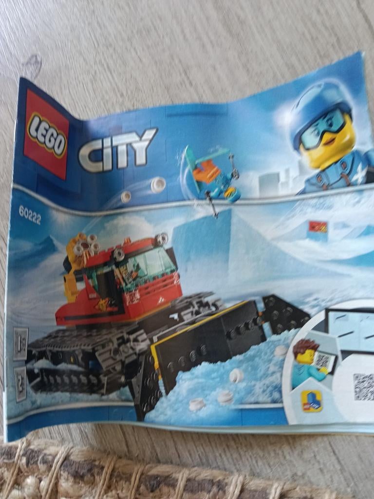 Lego City 60222 Snow Groomer - Sneeuwruimer met Minifiguur, Compleet, Lego, Ophalen of Verzenden, Complete set