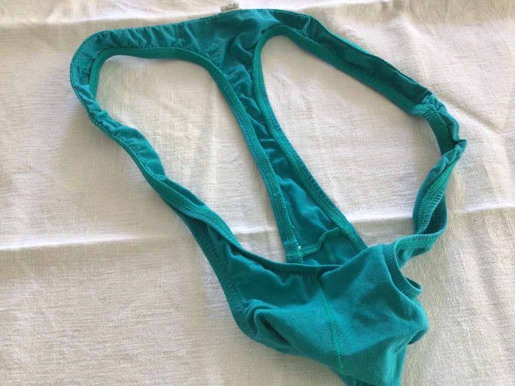 Herenstring, Verzenden, Blauw, Geen merk, Slip