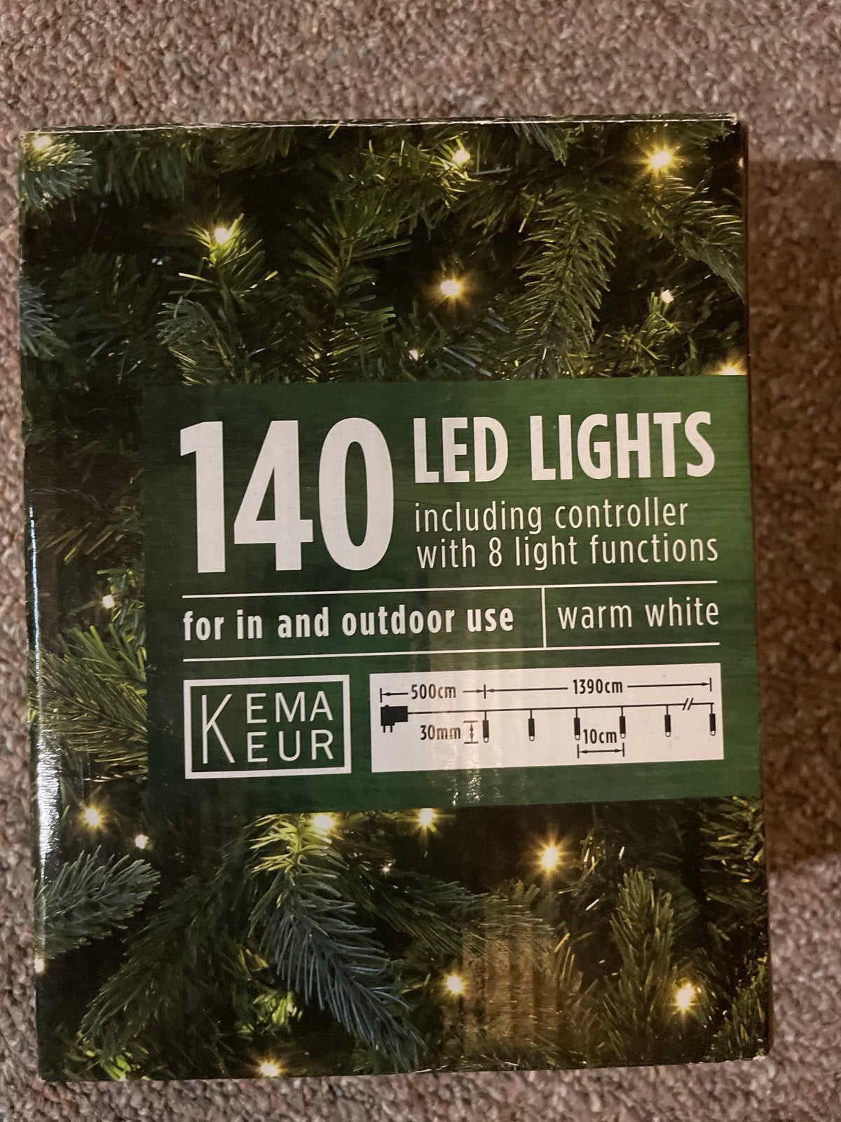 140 kerstlampjes, Diversen, Kerst, Ophalen of Verzenden, Nieuw