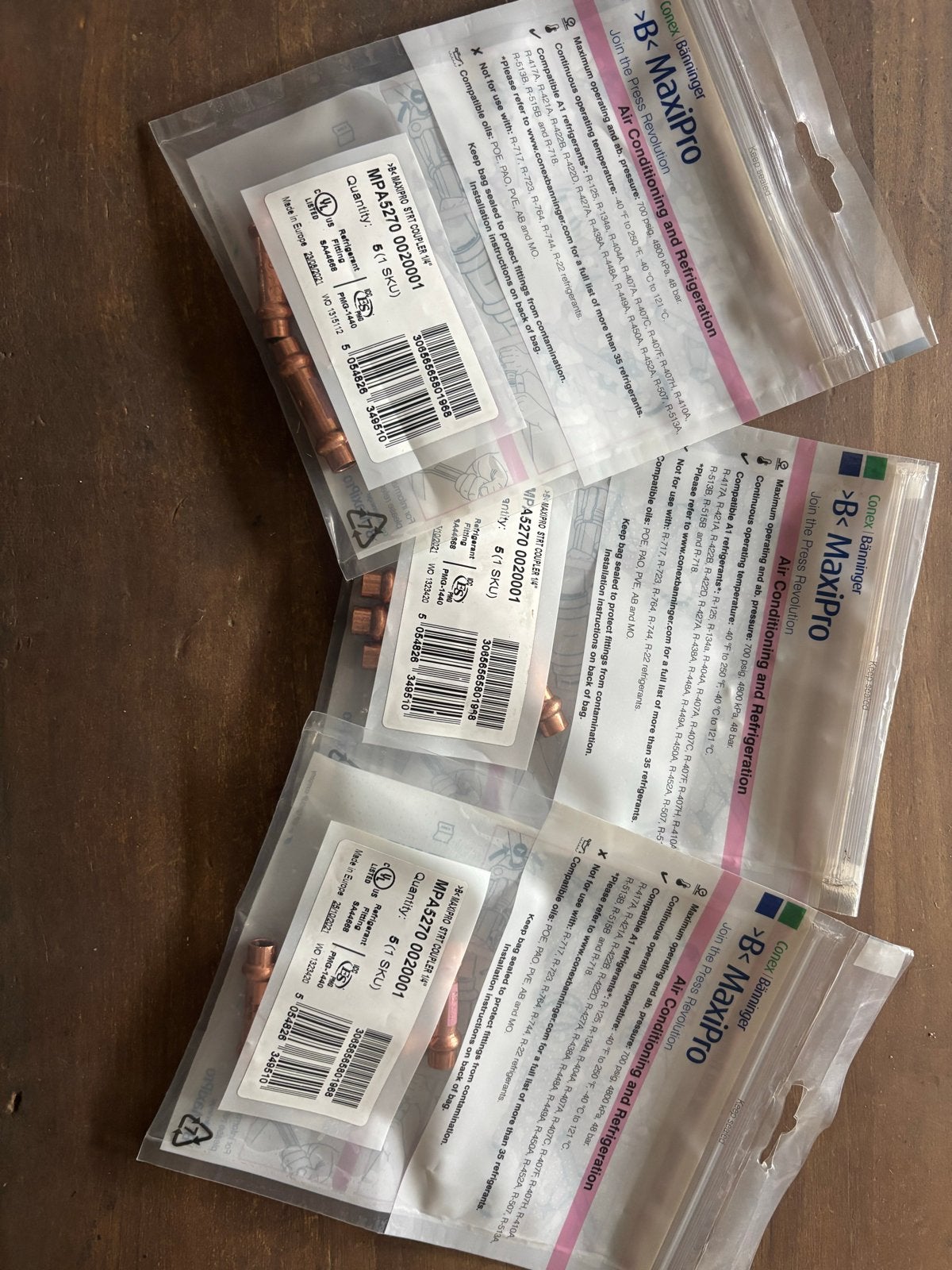 Bänninger Perskoppeling MaxiPro 1/4" - Nieuw, Witgoed en Apparatuur, Minder dan 60 m³, Nieuw, 3 snelheden of meer, Ophalen of Verzenden