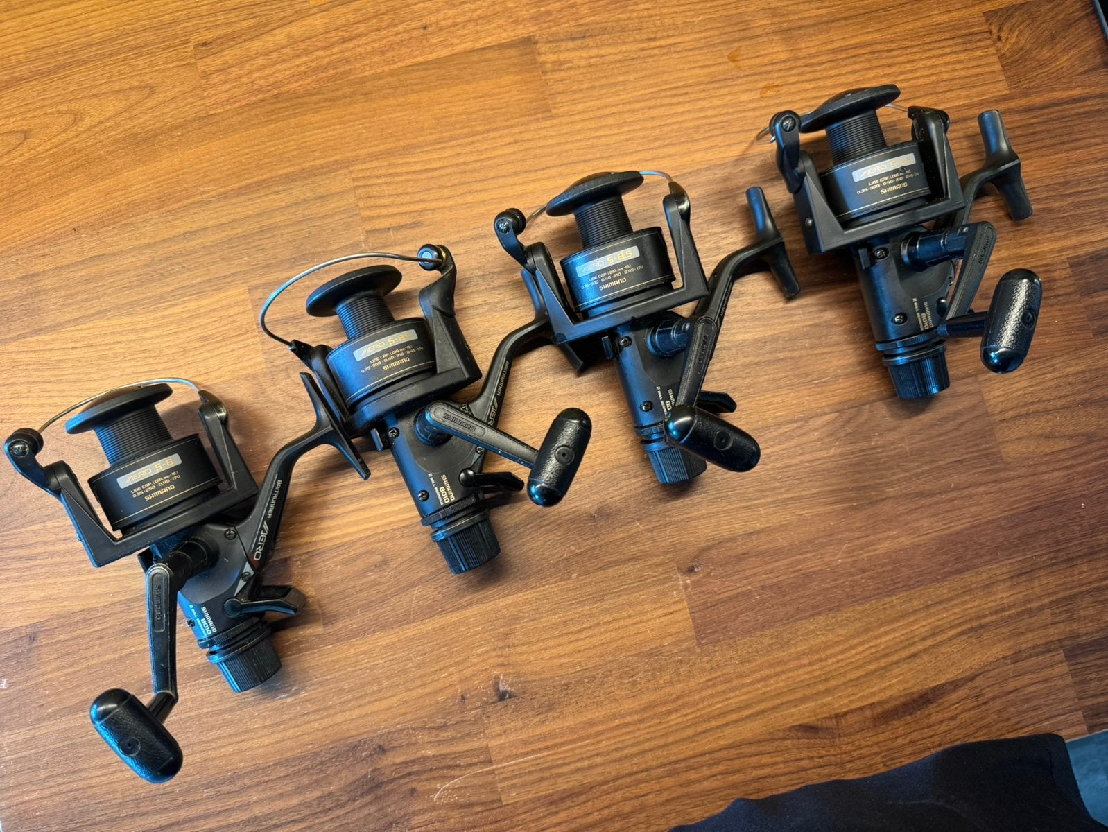 Shimano Aero 8010 Baitrunner, Ophalen of Verzenden, Gebruikt, Molen