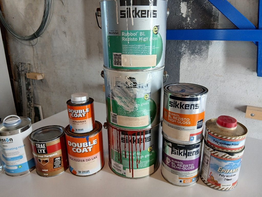 Verschillende blikken verf, Ophalen, Gebruikt, Overige kleuren