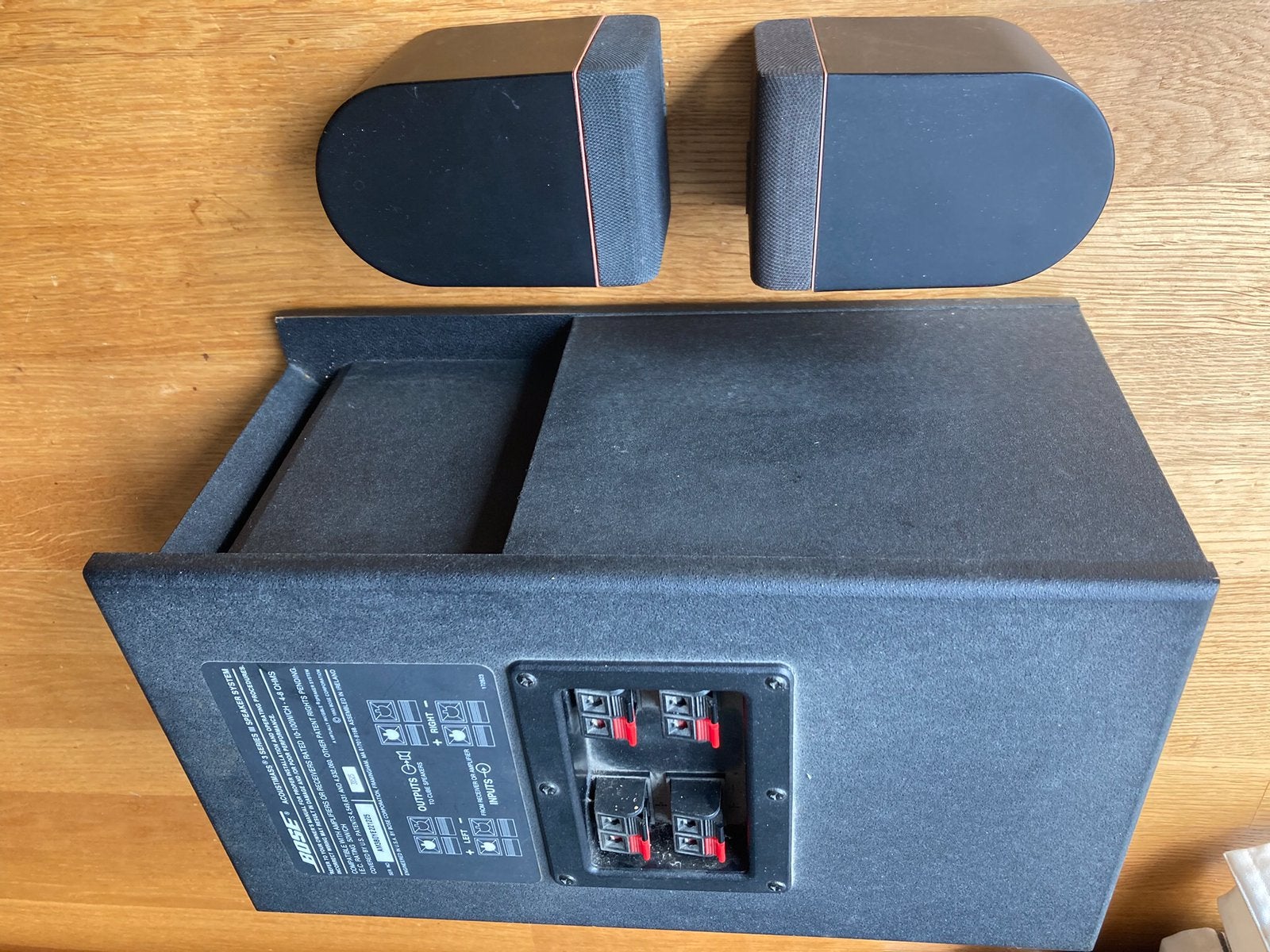 Bose luidsprekerset Acoustimass 3, Ophalen, Gebruikt, Minder dan 60 watt, Bose