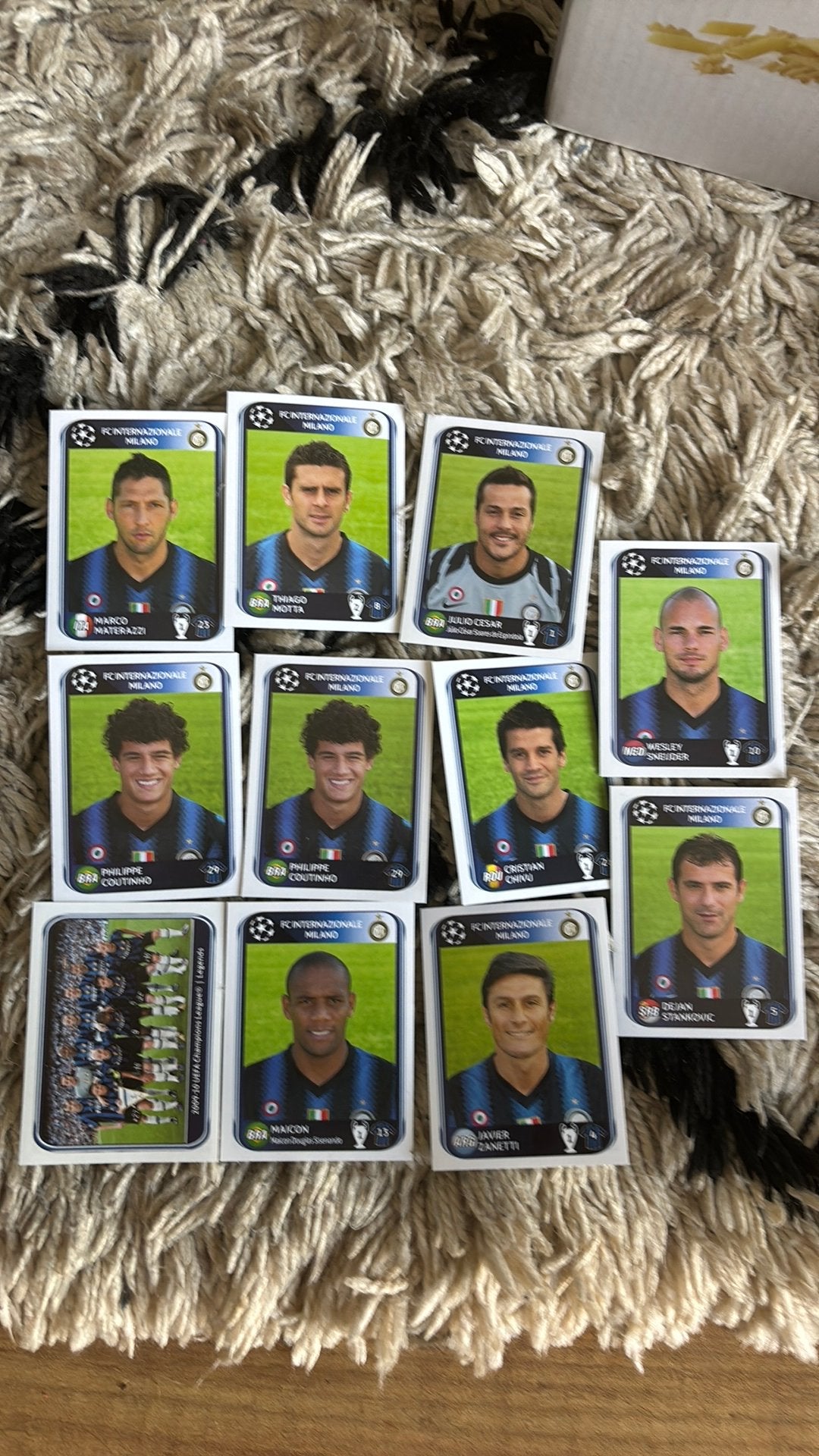 Panini voetbalplaatjes 2010-2011 internazionale, Ophalen of Verzenden, Zo goed als nieuw, Buitenlandse clubs, Poster, Plaatje of Sticker