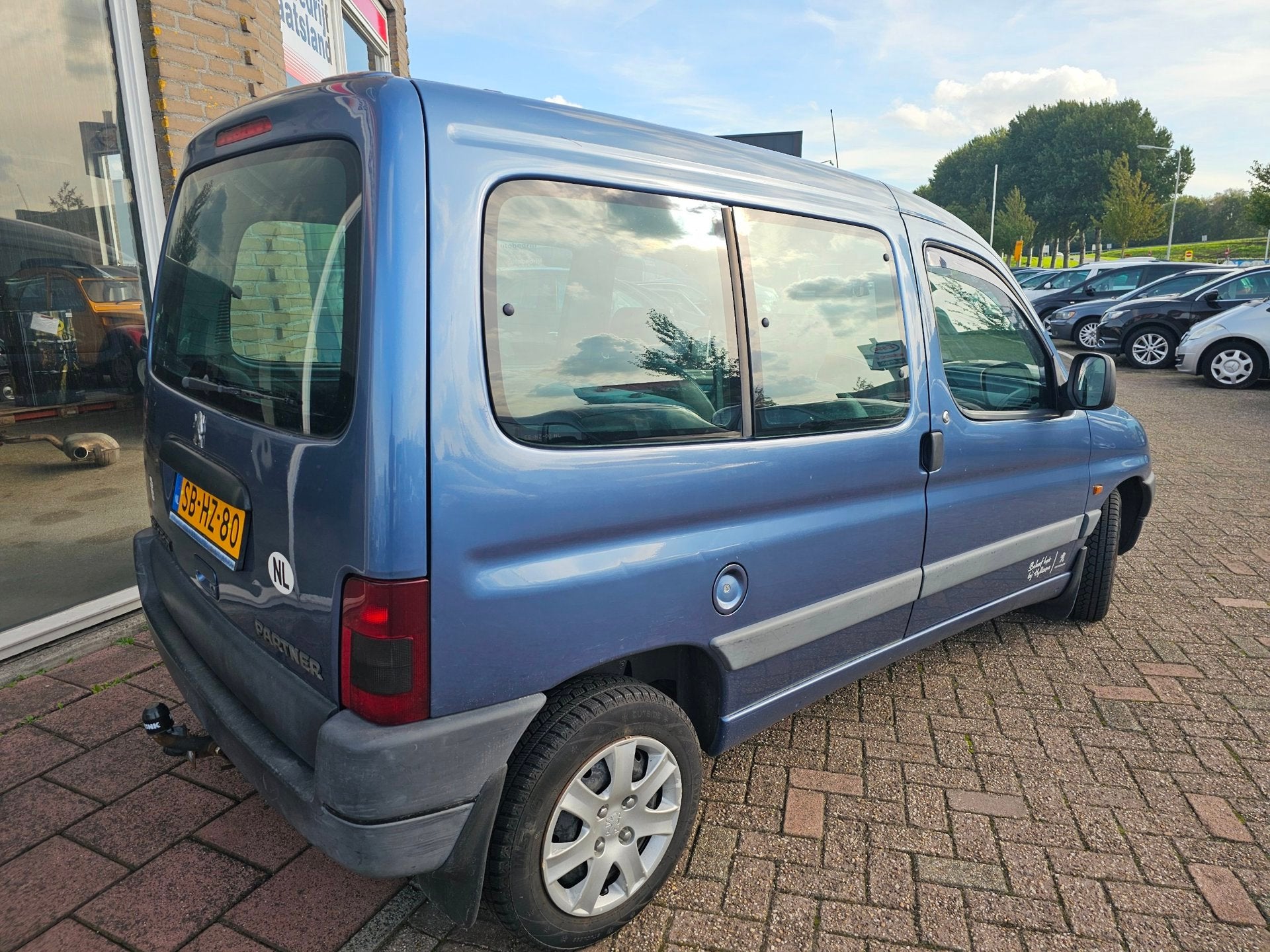 Peugeot Partner 1.4 170C Break - Schuifdeur -, Auto's, Stof, Zwart, 4 cilinders, Blauw