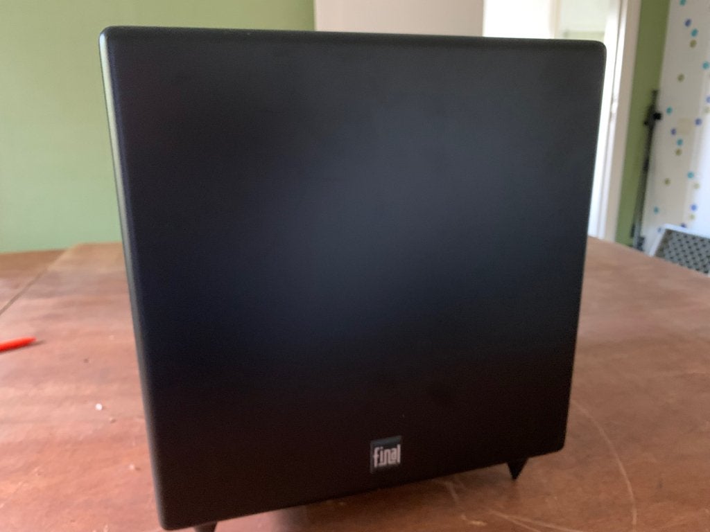 Final Sound S 110 Subwoofer actief, Overige merken, Ophalen of Verzenden, Basreflex, Gebruikt