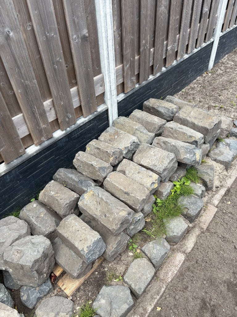 Basalt stenen/dijkstenen en keien, Ophalen, Gebruikt, Kei, Basalt