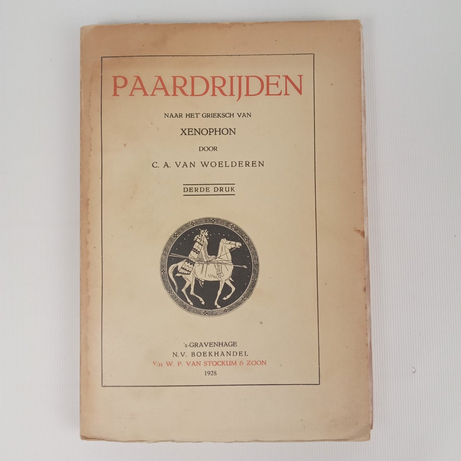 Paardrijden - Xenophon (1928) - Handleiding voor de ruiter, Gelezen, Xenophon, C.A. van Woelderen, Ophalen of Verzenden, Nederland