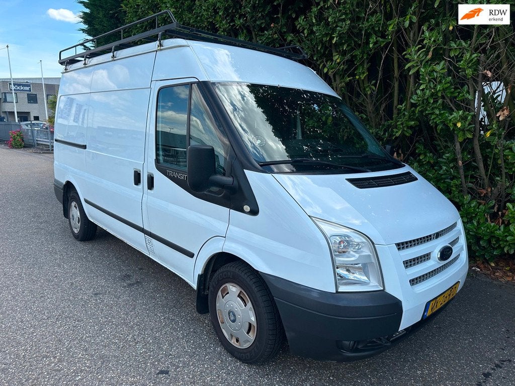 Ford Transit 300M 2.2 TDCI L2/H2 Bj'11-2012 AIRCO !, Auto's, Voorwielaandrijving, Euro 5, Gebruikt, Zwart