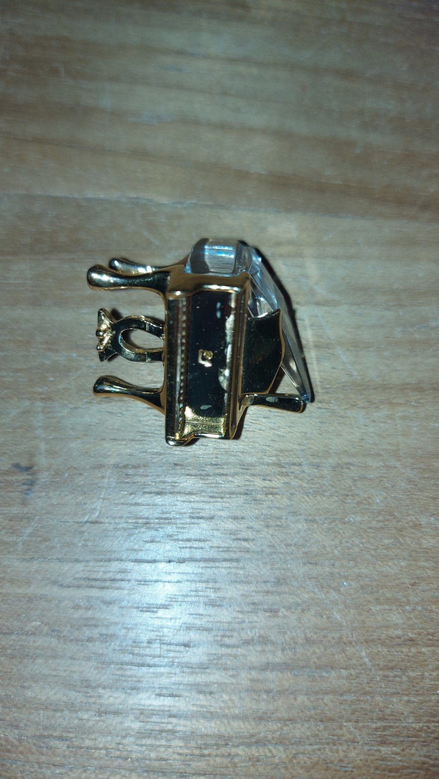 Miniatuur gouden piano swarowski, Ophalen of Verzenden, Zo goed als nieuw