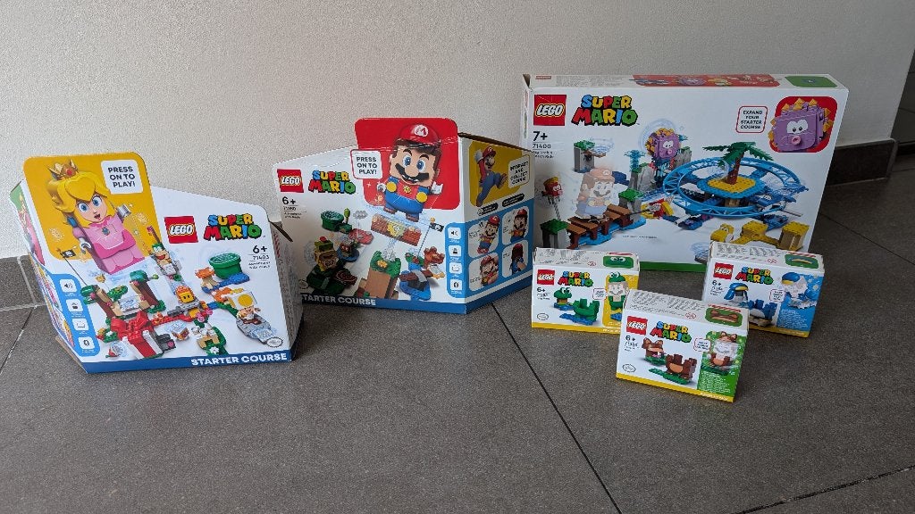 Lego Super Mario (starter)sets, Ophalen, Lego, Zo goed als nieuw, Complete set