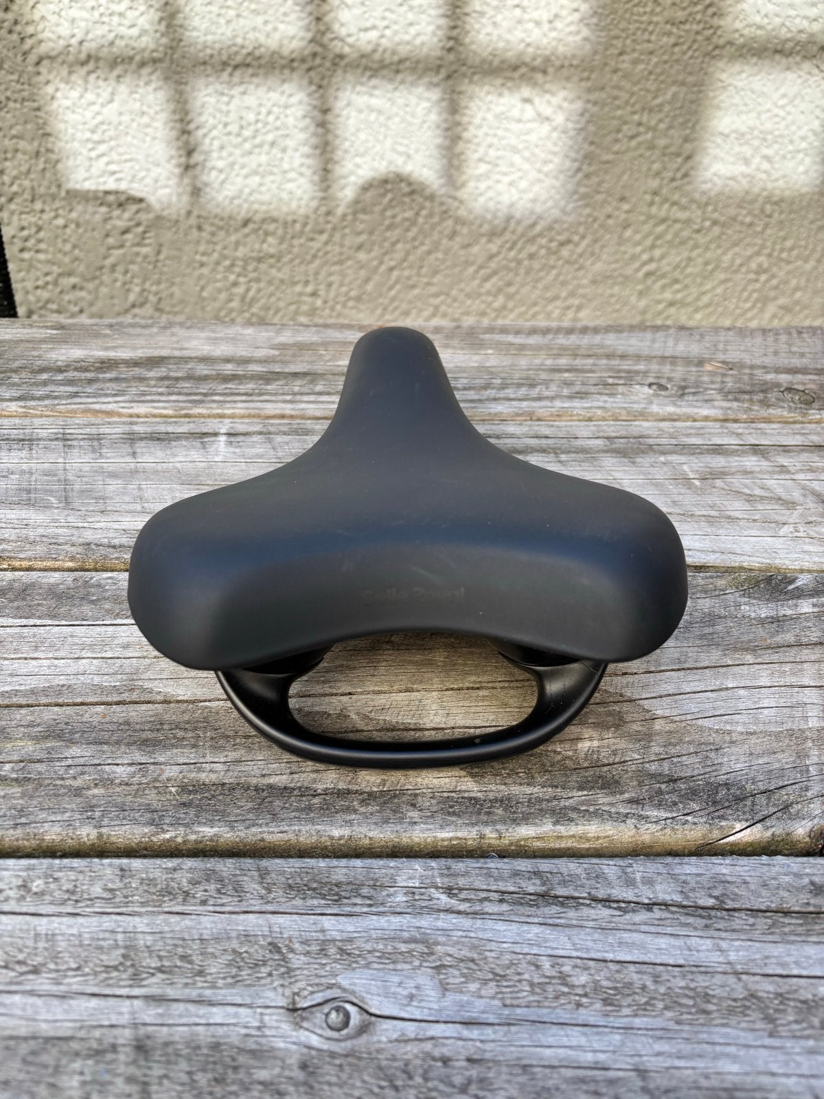 Zo goed als nieuw Selle Royal zadel met handgreep, Fietsen en Brommers, Fietsonderdelen, Ophalen, Zo goed als nieuw, Zadel