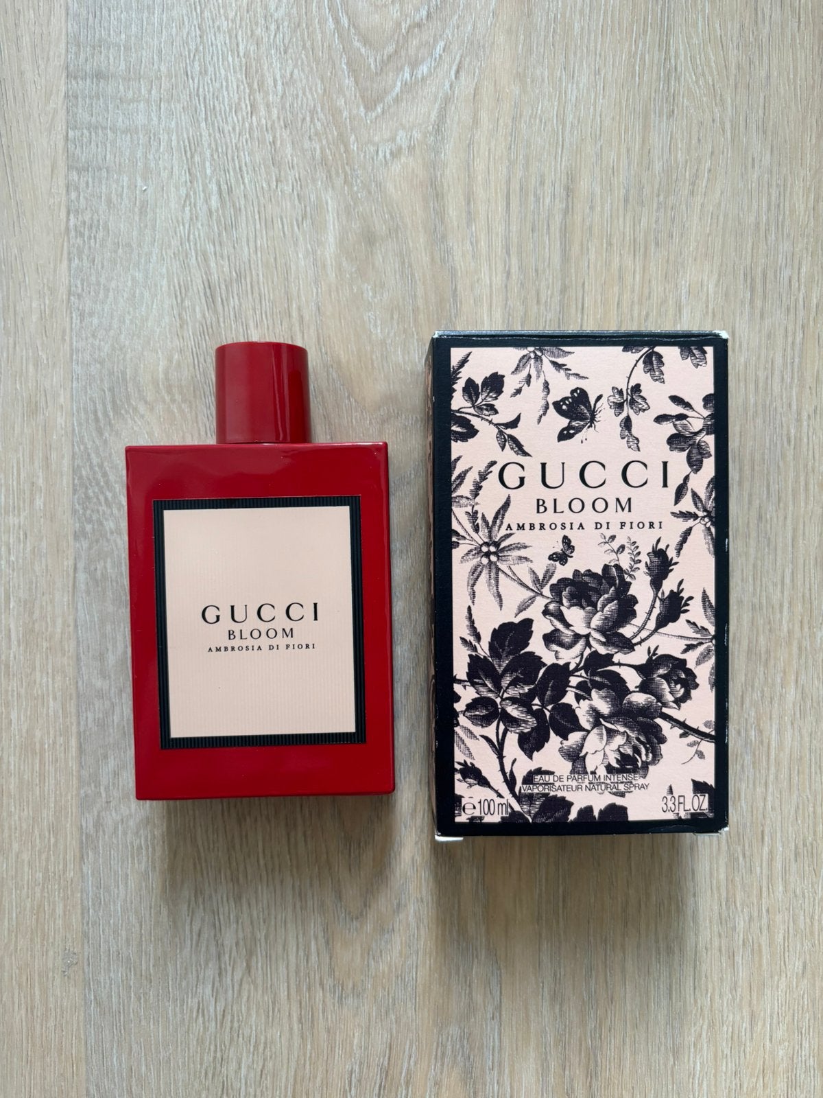 Gucci Bloom ambrosia die fiori eu de parfum 100 ml, Ophalen of Verzenden, Zo goed als nieuw
