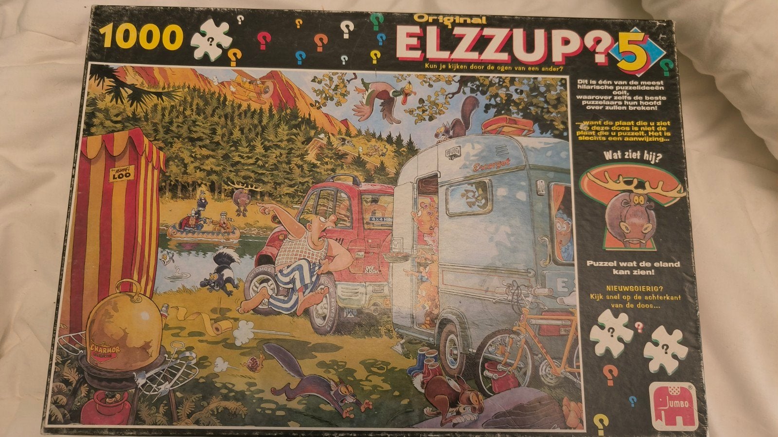 Jumbo Original Elzzup?5 Puzzel 1000 stukjes, Ophalen of Verzenden, 500 t/m 1500 stukjes, Gebruikt, Legpuzzel