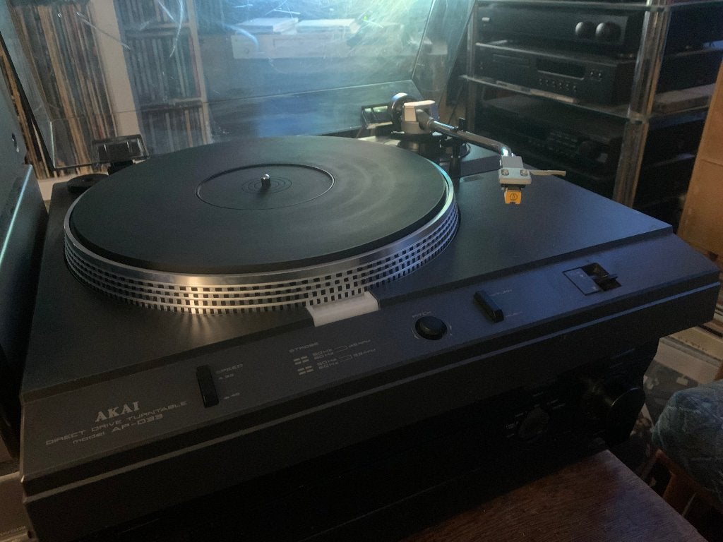 Akai AP-D33, nieuwe naald, direct-drive, spelt goed, Ophalen, Platenspeler, Akai, Gebruikt