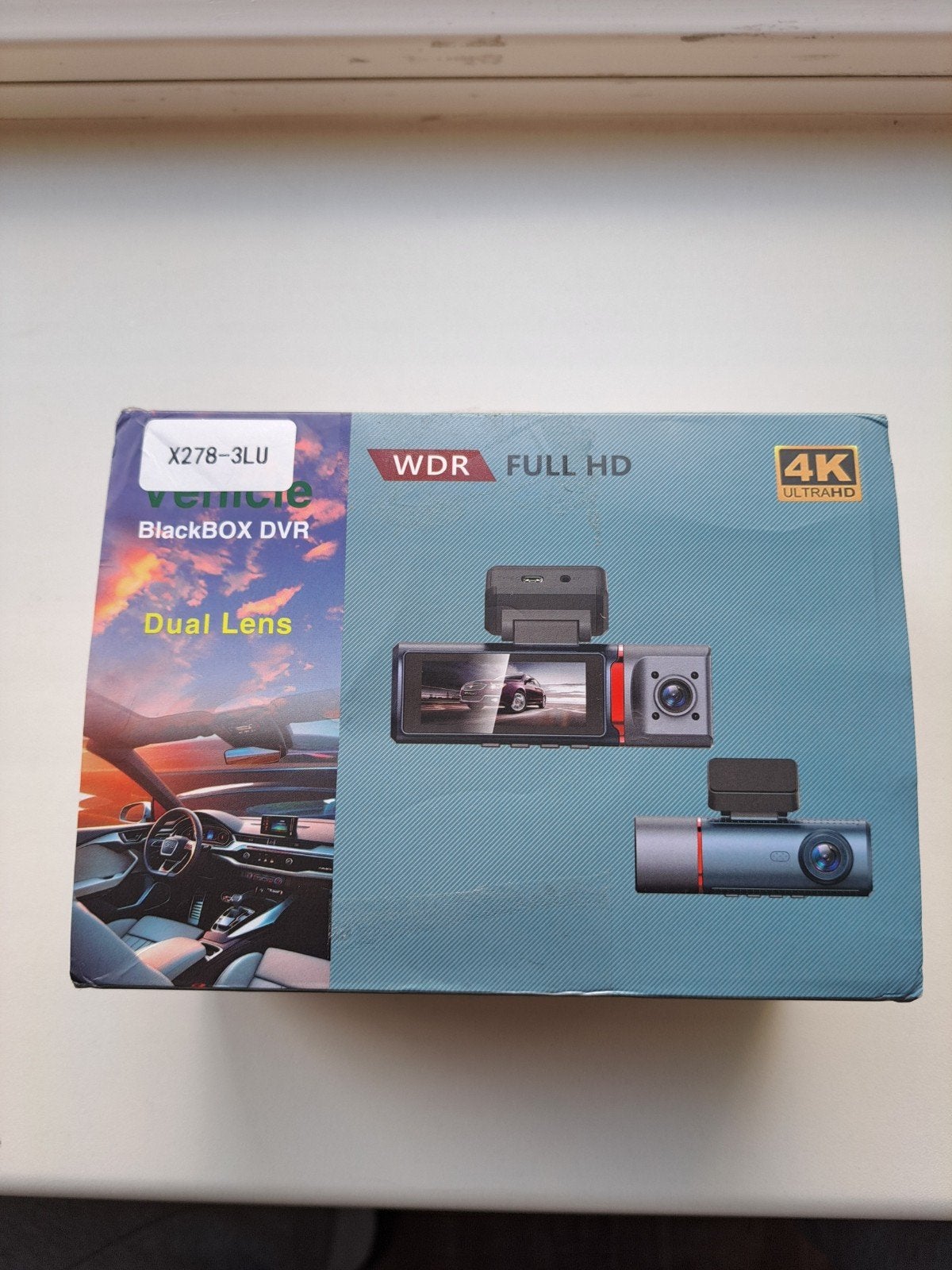 4K Ultra HD Dual Lens Dashcam met 64GB SD-kaart, Ophalen of Verzenden, Zo goed als nieuw